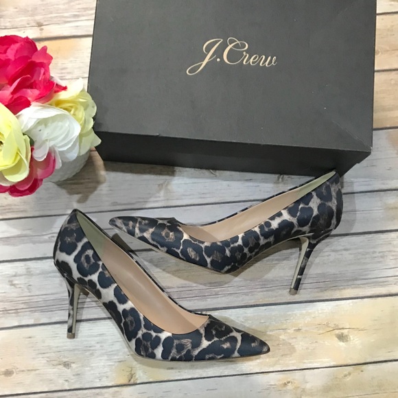 J. Crew Shoes - 🎀 J.Crew  Elsie Leopard Suede Pumps 🎀